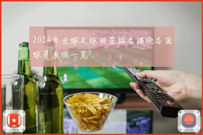 2024年全球足球明星排名揭晓各国球员表现一览